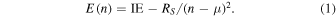 Equation (1)