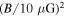 ${(B/10\mu {\rm{G}})}^{2}$