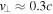 ${v}_{\perp }\approx 0.3c$