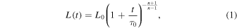 Equation (1)