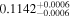 ${0.1142}_{-0.0006}^{+0.0006}$