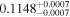 ${0.1148}_{-0.0007}^{+0.0007}$