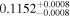 ${0.1152}_{-0.0008}^{+0.0008}$