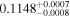 ${0.1148}_{-0.0008}^{+0.0007}$