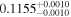 ${0.1155}_{-0.0010}^{+0.0010}$