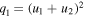 ${q}_{1}={({u}_{1}+{u}_{2})}^{2}$