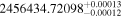 ${2456434.72098}_{-0.00012}^{+0.00013}$