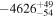$-{4626}_{-54}^{+49}$