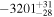 $-{3201}_{-28}^{+31}$