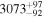 ${3073}_{-92}^{+97}$