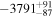 $-{3791}_{-87}^{+91}$