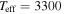 ${T}_{\mathrm{eff}}=3300\,$