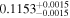 ${0.1153}_{-0.0015}^{+0.0015}$