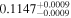 ${0.1147}_{-0.0009}^{+0.0009}$