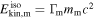 ${E}_{\mathrm{kin},{\rm{m}}}^{\mathrm{iso}}={{\rm{\Gamma }}}_{{\rm{m}}}{m}_{{\rm{m}}}{c}^{2}$