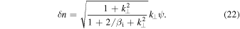 Equation (22)