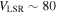 ${V}_{\mathrm{LSR}}\sim 80$