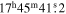${17}^{{\rm{h}}}{45}^{{\rm{m}}}41\buildrel{\rm{s}}\over{.} 2$