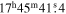 ${17}^{{\rm{h}}}{45}^{{\rm{m}}}41\buildrel{\rm{s}}\over{.} 4$