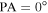 $\mathrm{PA}=0^\circ $