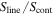 ${S}_{\mathrm{line}}/{S}_{\mathrm{cont}}$