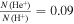 $\tfrac{N({\mathrm{He}}^{+})}{N({{\rm{H}}}^{+})}=0.09$