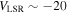 ${V}_{\mathrm{LSR}}\sim -20$