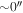 $\sim 0^{\prime\prime} $