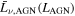 ${\bar{L}}_{\nu ,\mathrm{AGN}}({L}_{\mathrm{AGN}})$