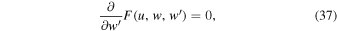 Equation (37)