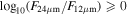 ${\mathrm{log}}_{10}({F}_{24\mu {\rm{m}}}/{F}_{12\mu {\rm{m}}})\geqslant 0$