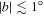 $| b| \lesssim 1^\circ $