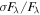 $\sigma {F}_{\lambda }/{F}_{\lambda }$