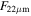 ${F}_{22\mu {\rm{m}}}$