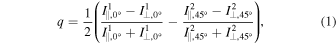 Equation (1)