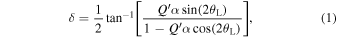 Equation (1)