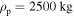 ${\rho }_{{\rm{p}}}=2500\,\mathrm{kg}$