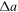 ${\rm{\Delta }}a$