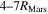 $4\mbox{--}7{R}_{\mathrm{Mars}}$