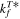 ${k}_{f}^{T* }$