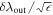 $\delta {\lambda }_{\mathrm{out}}/\sqrt{\epsilon }$