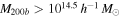 ${M}_{200b}\gt {10}^{14.5}\,{h}^{-1}\,{M}_{\odot }$