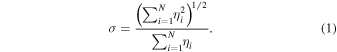 Equation (1)