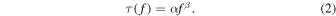 Equation (2)