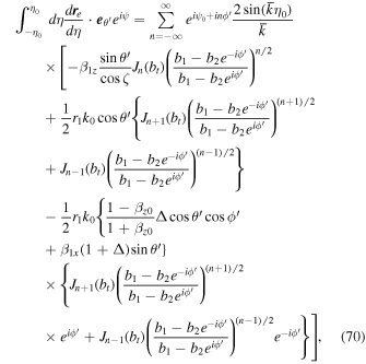 Equation (70)