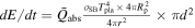 ${dE}/{dt}={\bar{Q}}_{\mathrm{abs}}\tfrac{{\sigma }_{\mathrm{SB}}{T}_{\mathrm{pla}}^{4}\times 4\pi {R}_{{\rm{p}}}^{2}}{4\pi {r}^{2}}\times \pi {d}^{2}$