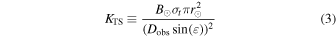 Equation (3)