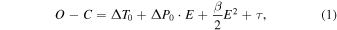Equation (1)