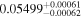 ${0.05499}_{-0.00062}^{+0.00061}$