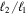 ${{\ell }}_{2}/{{\ell }}_{1}$